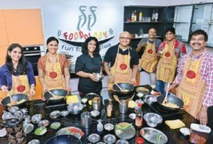 Shree Periakaruppan, Foodology The smart studio kitchen has a dozen cooking stations and enough high-end appliances and cookware for 20 people. Photo: A Raja Chidambaram 